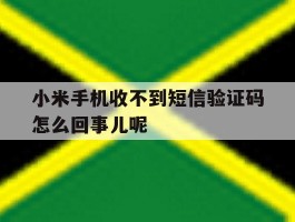 小米手机收不到短信验证码怎么回事儿呢的简单介绍