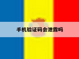 手机验证码会泄露吗
