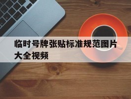 临时号牌张贴标准规范图片大全视频