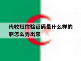 代收短信验证码是什么样的啊怎么弄出来