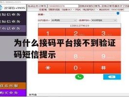 关于为什么接码平台接不到验证码短信提示的信息