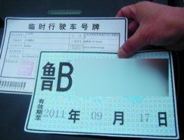 临时号牌怎么查询真伪