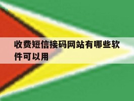 收费短信接码网站有哪些软件可以用