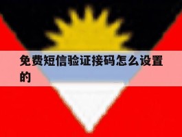 免费短信验证接码怎么设置的