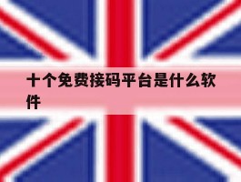 十个免费接码平台是什么软件