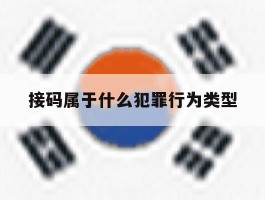 接码属于什么犯罪行为类型