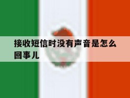 接收短信时没有声音是怎么回事儿