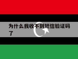 为什么我收不到短信验证码了