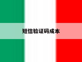 短信验证码成本