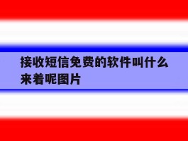 接收短信免费的软件叫什么来着呢图片