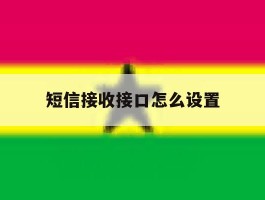 短信接收接口怎么设置