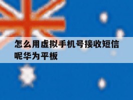 怎么用虚拟手机号接收短信呢华为平板的简单介绍