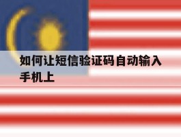 如何让短信验证码自动输入手机上