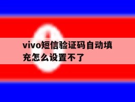 vivo短信验证码自动填充怎么设置不了