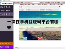 一次性手机验证码平台有哪些