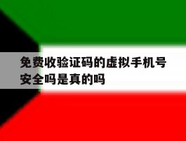 包含免费收验证码的虚拟手机号安全吗是真的吗的词条